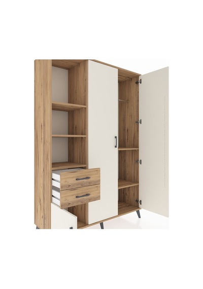 Hyperion Dolap 5 Raflı 2 Çekmeceli Tek Askılı 132x44x195 Çam-aytaşı/çam Aytası/atlas Çam - Atlas Çam Hyperion Dolap 5 Raflı 2 Çekmeceli Tek Askılı 132x44x195 Çam-aytaşı/çam Aytası/atlas Çam - Atlas Çam