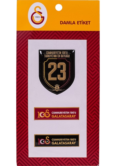Galatasaray Damla Etiket 6 Cm 3 Lü 576990 981026