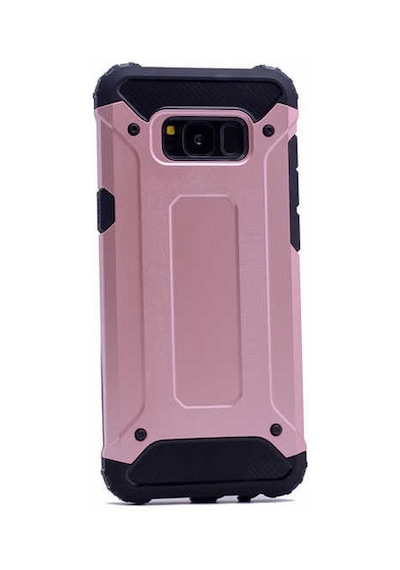 Noktaks - Galaxy Uyumlu Note 8 Uyumlu - Kılıf Çift Katman Zırh Tank Crash Military Kapak - Rose Gold - T2475 Rose Gold