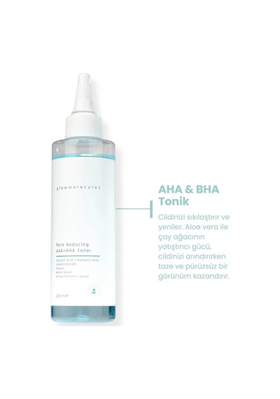 Glowmolecules Gözenek Küçültücü Asit Toniği Pore Reducing Aha Bha Toner 200 ML