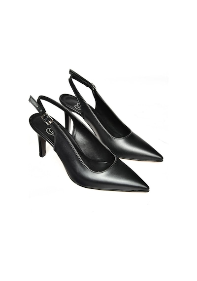 Fox Shoes S654071709 Siyah İnce Topuklu Kadın Ayakkabı Siyah