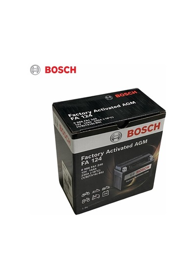 Bosch 12v 14 Ah Motosiklet Aküsü Agm 230 A En 150 87 161 Fa 124 Ytx16-bs Btx16-bs Ters