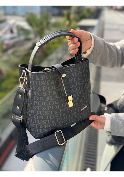 Just Polo Kadın Yeni El Ve Omuz Çantası 232055mh Yeni Siyah