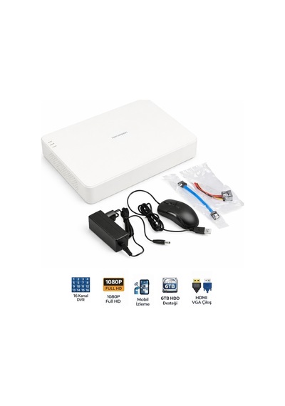 Ds-7116hghı-m1 Turbo Hd Dvr 16 Kanal Güvenlik Kayıt Cihazı