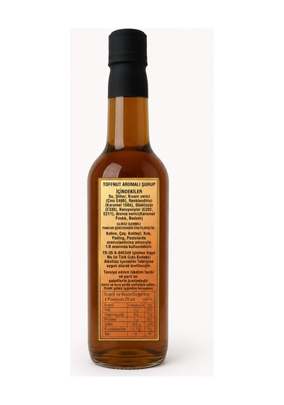 La Coffee Toffee Nut Aromalı Kahve Ve Kokteyl Şurubu 750 Ml - %100 Pancar Şekerli Diğer