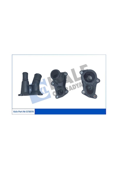 Termostat Yuvası Flanş Ford Focus-fiesta 98- Depomıx - 4 1.25-1.4-1.6 Zetec