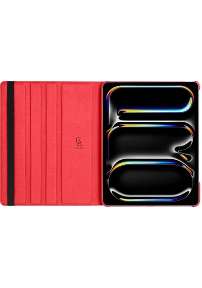 Apple Uyumlu iPad Pro 13 Inç 2024 M4 A2925-a2926 Dönebilen Tablet Kılıfı + Ekran Koruyucu + Tablet Kalem