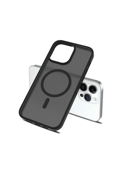 Joko Apple Uyumlu iPhone 15 Pro Max Kılıf Jota Seri Magsafe Kapak Gri
