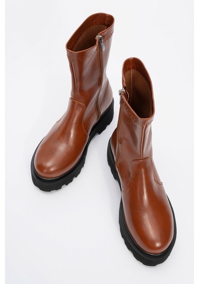 Luvishoes Luvi Shoes Rush Taba Kadın Bot Taba
