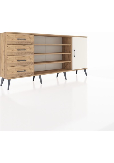 Arges Konsol 6 Raflı 4 Çekmeceli Tek Kapaklı 176x30x83 Çam-aytaşı/çam Aytaşı/çam Arges Konsol 6 Raflı 4 Çekmeceli Tek Kapaklı 176x30x83 Çam-aytaşı/çam Aytaşı/çam