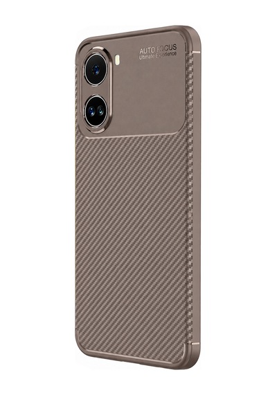 Newface - 168 - Xiaomi Poco X7 Pro Kılıf Auto Focus Karbon Kapak - Kmrsfres - - Gri