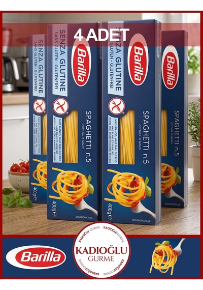 Barilla Glutensiz Spagetti 400 Gr X 4 Adet