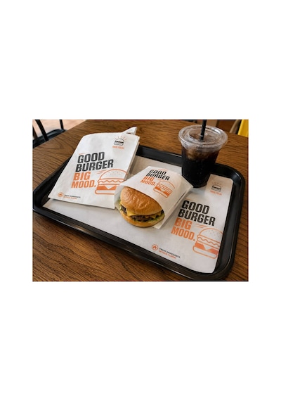 Hamburger Kese Kağıdı 200 Adet 15x5x25 Cm Baskılı Beyaz Yağlı Kağıt Burger Sandviç Fast Food Paketleme Ambalajı