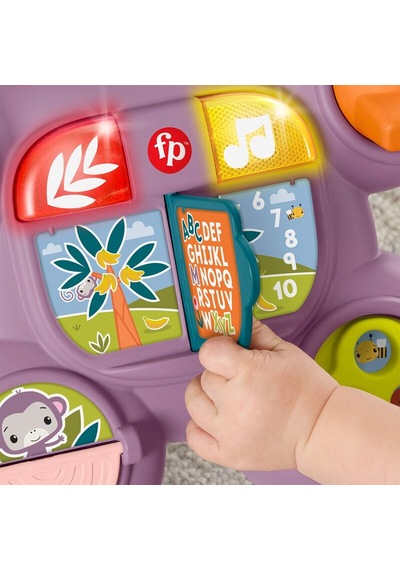 Jgw94 Fisher-price Benimle Öğren Mor Maymun Yürüteç