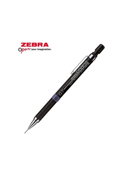 Zebra Drafix Uçlu Kalem 0.7mm Siyah Mor