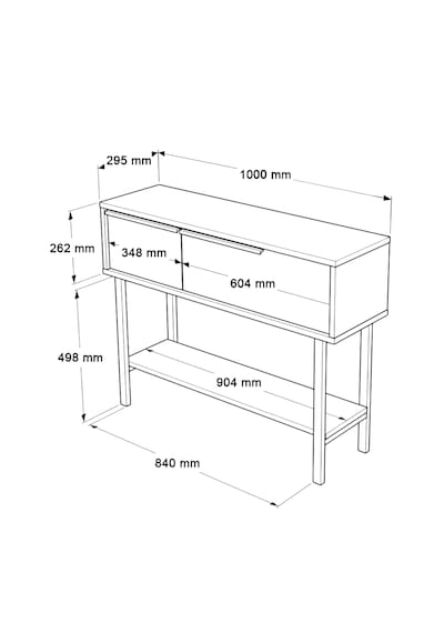 Robin Home Dresuar Antre Hol Kapaklı 100cm Metal Ayaklı Sepet Kahverengi
