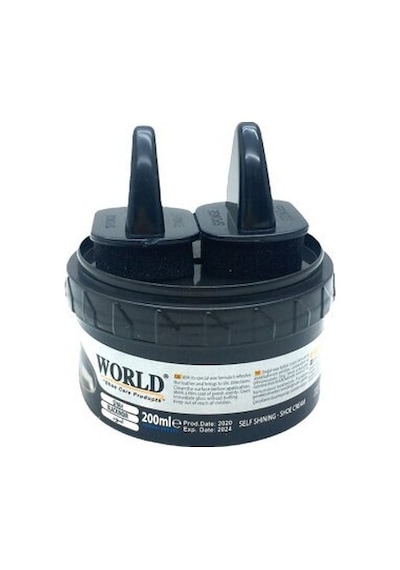 World Ayakkabı Boyası 200ml Siyah Black - 12'li Paket Diğer