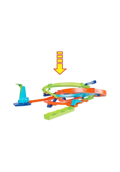 Mattel Hot Wheels Bumerang Çemberli Yarış Pisti HTK16