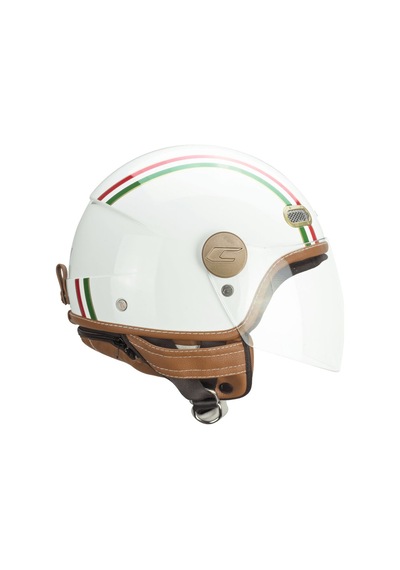 Cgm 191ı Pix Sprint Verde Bianco Rosso Lunga Açık Kask Beyaz-kırmızı-yeşil