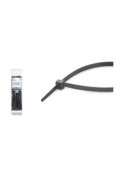 Nodar Nd4806s Kablo Bağı 3.6 X 380 Mm 100'lü Paket - Siyah