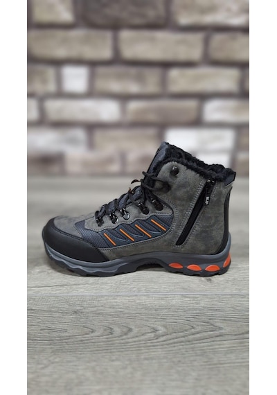 Bukond Rahat Bağcıklı Su İtici İçi Kürklü Outdoor Spor Bot Füme