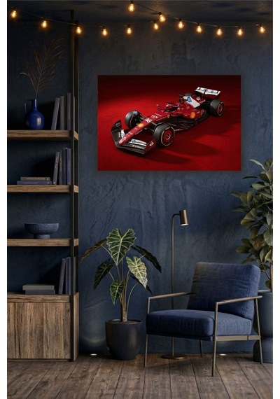 Formula 1 Motors Temalı Dekoratif Cam Tablo -27
