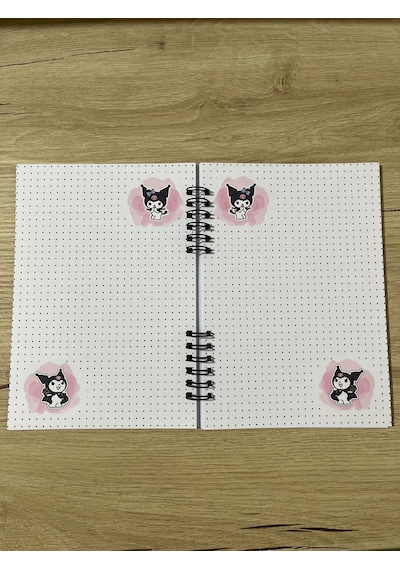 Sanrio Kuromi Defter 50 Sayfa 1 Sayfa Bonus Mat Sticker