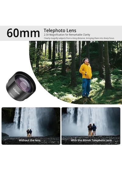 Ulanzi Cl-006 60mm Telefoto Profesyonel Telefon Lensi