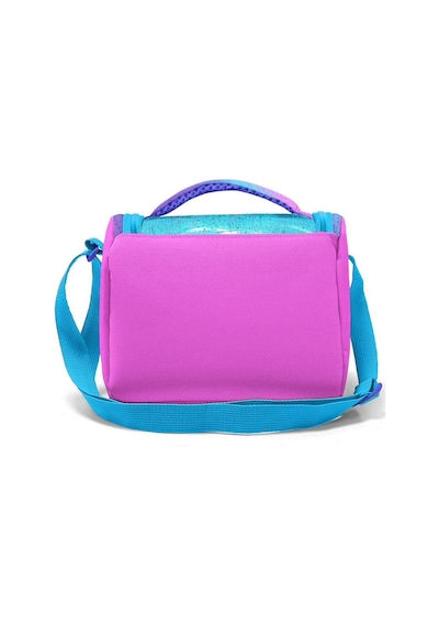 Coral High Kids Açık Pembe Mavi Kaplumbağa Desenli 3 Lü Okul Çanta Seti Set0123497 Çok Renkli