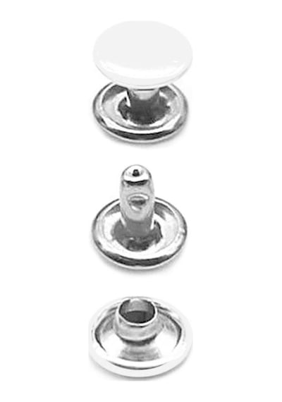 5 Mm 00 No Beyaz Renkli Perçin Rivet 30 Adet Beyaz