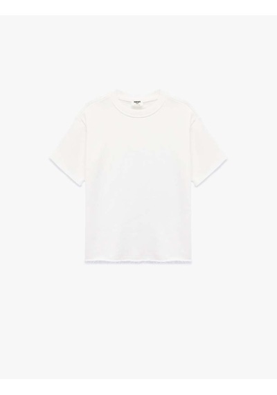 Koton Basic Beyaz Erkek Çocuk T-shirt 6skb10093tk Beyaz