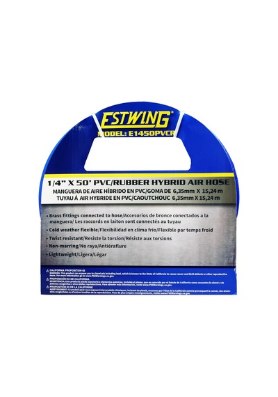 Tr E1450pvcr Hibrit Hava Hortumu, Pvc/kauçuk, Npt Endüstriyel Armatür, Pirinç Ve Evrensel Hızlı Bağlantı Bağlan