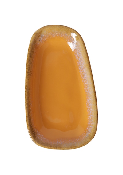 Keramika Shizen Sarı Tetra Kayık Tabak 15 Cm 4 Adet Q46
