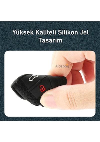Audi A1 A3 A4 A5 A6 A7 & Q3 Q5 Q7 Q8 & Tt S3 S4 S6 Rs Anahtar Kılıfı Siyah Kırmızı-1 Adet