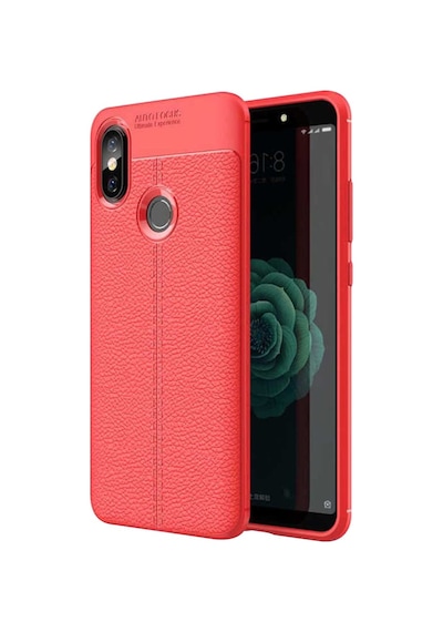 Xiaomi Redmi S2 Kilif Deri Görünümlü Korumali Niss Silikon 409444618