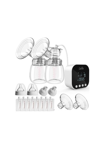 Lulia Store Taşınabilir Çift Elektrikli Süt Pompası 4 Mod, 9 Kademe, Bpa Içermeyen