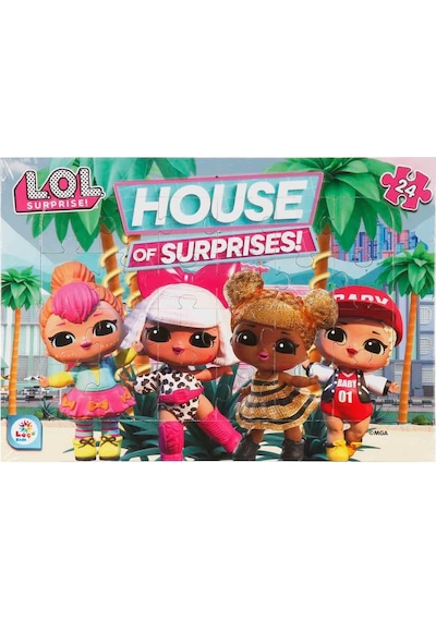 Laço Kids Lol 24 Parça Frame Puzzle Lol7595