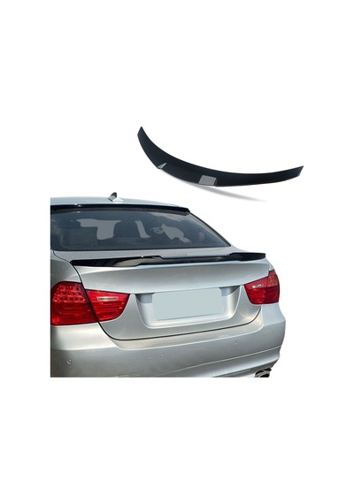 Bmw E90 3.seri 2006-2007 Plastik Parlak Siyah M4 Yarasa Spoyler