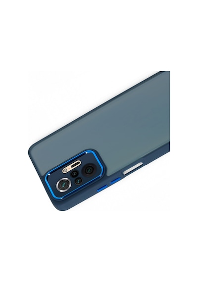 Xiaomi Redmi Note 10 Pro 4G Kılıf Freya Lazer Lens Kamera Çerçeveli Silikon Kapak