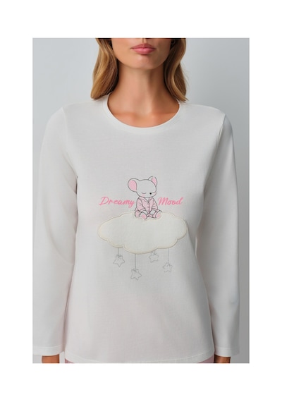 Suwen Lulusu Pamuklu Pijama Takımı Wsh105101101173 Pembe