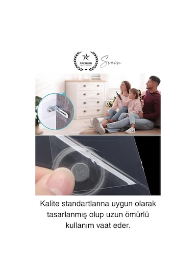 4 Adet Kendinden Yapışkanlı Mobilya Sabitleme Seti Delme Gerekmez Dolap Raf Tutucu Deprem Güvenliği Çok Renkli