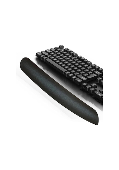 Tr Mp03 - Memory Klavye Bilek Destek Pedi Yumuşak, Ergonomik, Klavye Önü El Bileği Dinlendirme Pedi