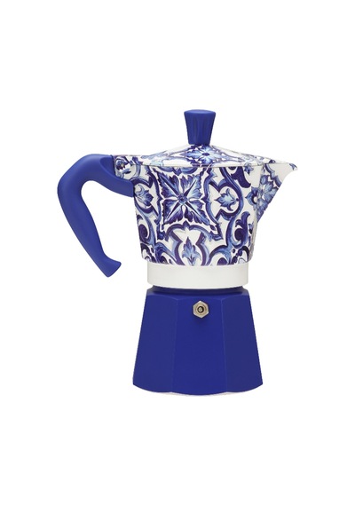 Bialetti Moka Express Dolce Gabbana Akdeniz Mavisi 3 Cup