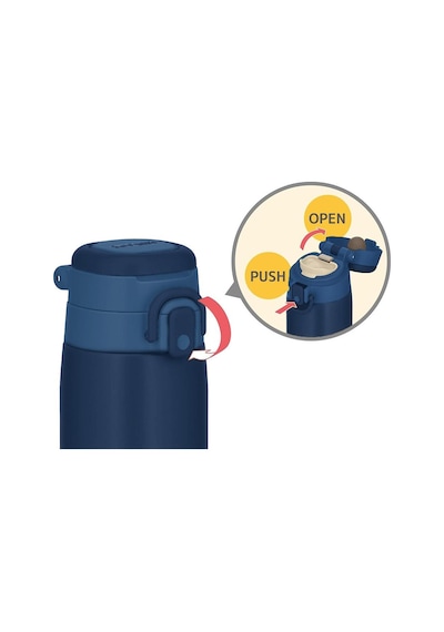 Thermos Jos-550 Vacuum Insulated Mug Taşıma Halkalı 0,55 Lt Indigo Blue Indigo Blue