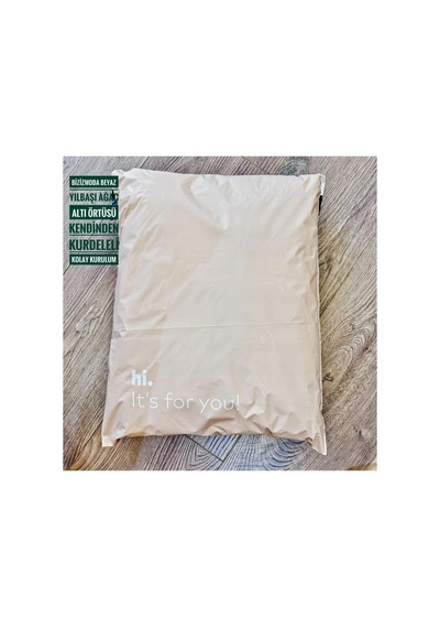 Yılbaşı Çam Ağacı Örtüsü 100 Cm Yuvarlak Beyaz Pofuduk Lüks