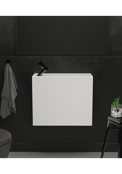 Akrilik-Corian Solid Banyo Dolabı (479187600) Beyaz