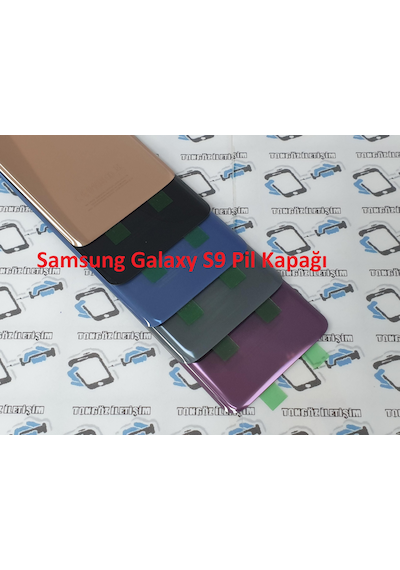 Samsung Uyumlu Galaxy S9 Arka Pil Batarya Kapağı (Cam) (263123231)