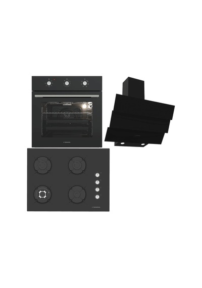 Termikel BO O6435C B - BH P7194C B - CH S6532C BB Ankastre Set Siyah