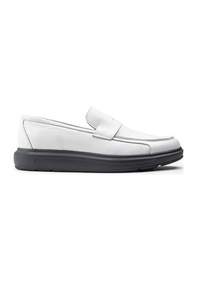 Deery Hakiki Deri Beyaz Comfort Erkek Loafer - 01564mbyzp03 Beyaz