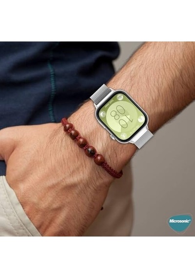 Huawei Watch Fit 5 İçin Kordon Milanese Loop Gümüş Watch Fit 5 İle Uyumlu Kordon - Gümüş